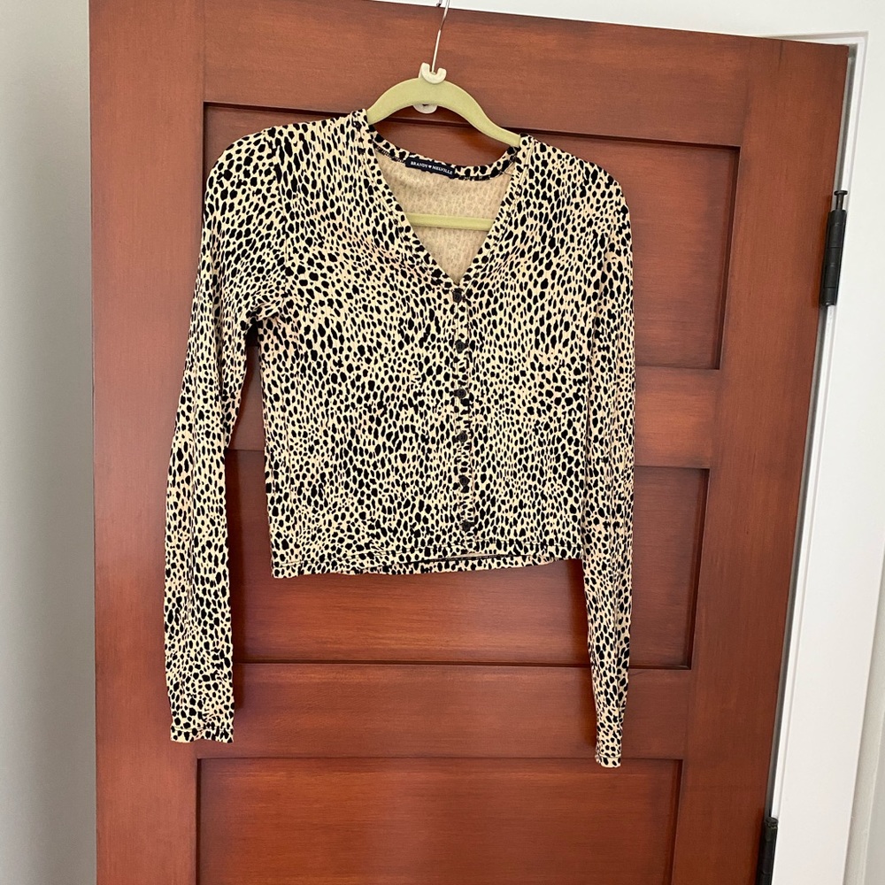 Brandy Melville Cheetah Shirt
